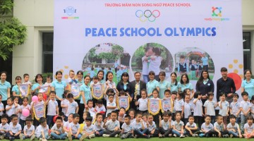 Sôi động ngày hội thể thao Peace School Olympics 2021