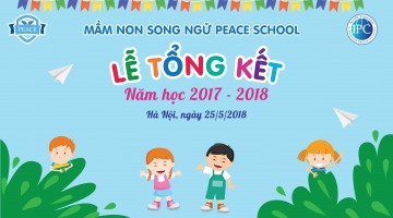 LỄ TỔNG KẾT NĂM HỌC 2017-2018 CỦA PEACE SCHOOL