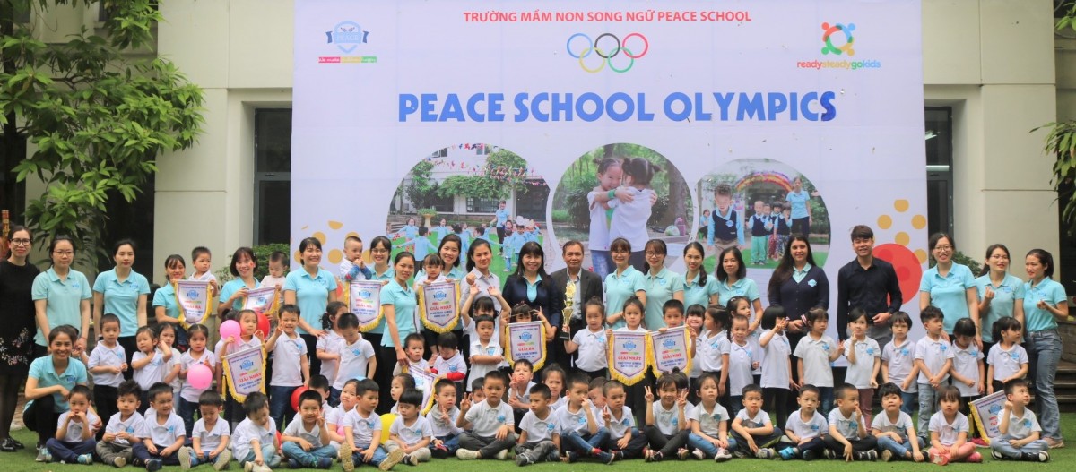 Sôi động ngày hội thể thao Peace School Olympics 2021